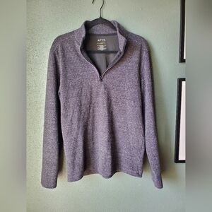 Apt. 9 Men's Charcoal Zip-Up Sweater